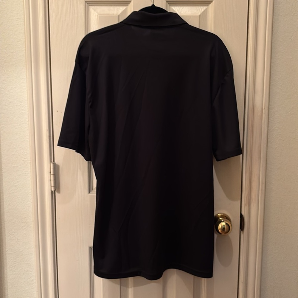 New with tags! Sterling & Marx Warrior Golf Men’s Black Polo, Stay Cool Fabric - Picture 5 of 5